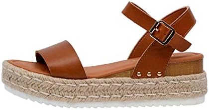 CUSHIONAIRE Women's Melissa Espadrille Wedge Sandal,Tan,7.5