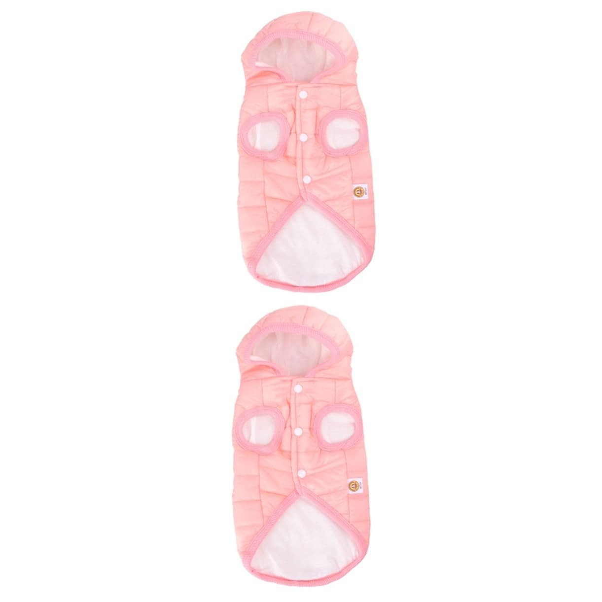 Chaleco de invierno para perros y gatos con capucha ropa de algodón XS pack de 2 8