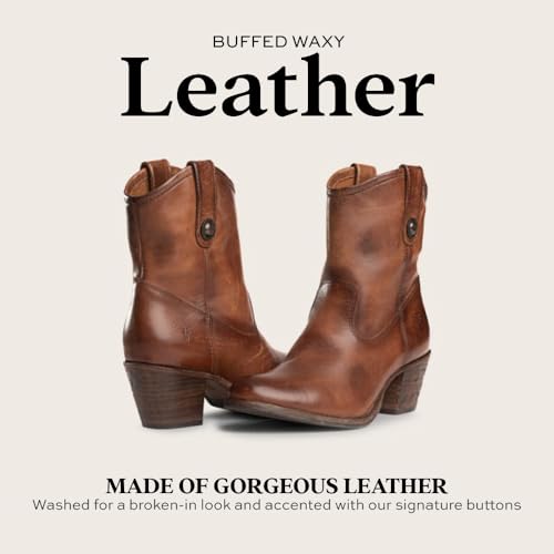 Frye Jackie Button Short Women's Leather Boot, Fashionable Design4