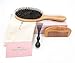Hair Brush For Women - Boar Bristle Hair Brush - Detangling Straightening Wooden Comb - Adds Shine And Improve Hair Texture - For Long Short Thin Delicate Hair - Hair Brush Cleaner And Bag As Gifts