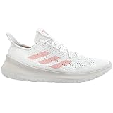adidas Women's Sensebounce + Summer Ready Running Shoe, White/Pink Spirit/Light Red, 6 M US
