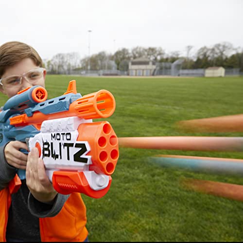 Nerf Elite 2.0 Motoblitz Blaster With Scope, Motorized 10-Dart Blasting, Airblitz 6 Darts, Outdoor Toys For 8 Year Old Boys & Girls #TOP6
