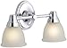 Wall Sconce by KOHLER, Transitional Double Wall Sconce, Forte Collection, Polished Chrome, K-11366-CP