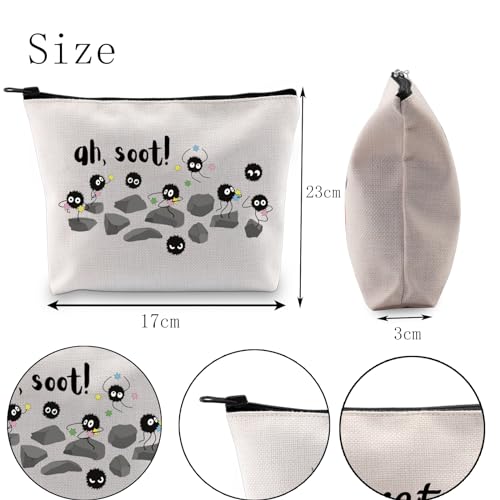 POFULL Anime Inspired Gift Anime Lover Zipper Pouch Makeup Bag2