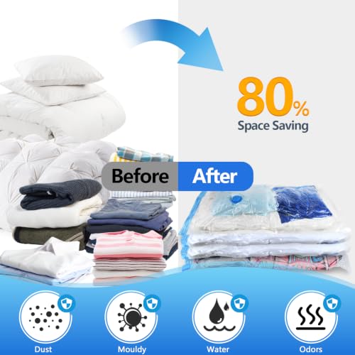 Image of HOTBAG Electric Travel Vacuum Pump for Storage Bags, Portable Vacuum Bag Pump for Clothes, Suitable for Various Vacuum Seal Bags, Blue (Storage Bags Not Included)