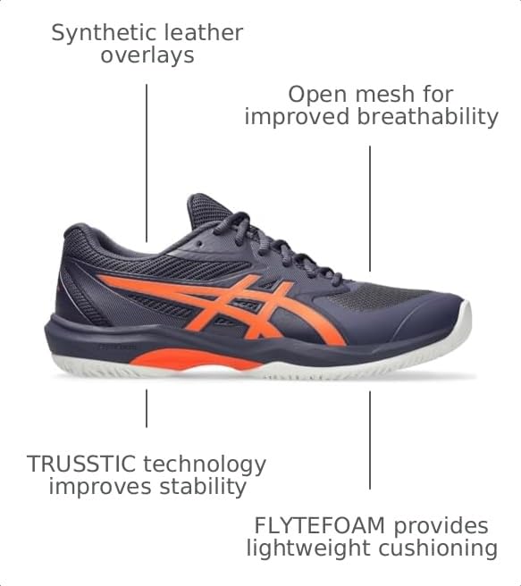 Image of ASICS Men's Game FlyteFoam Tennis Shoes