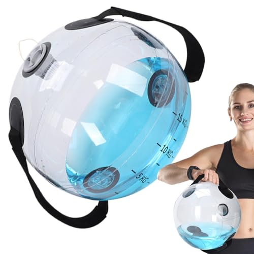 Heavy Bag Aqua Ball, Water Weight - Sandbag Set for Home Gym, Adjustable Aerobics Weights Aerobic Exercise Fitness Equipment, Core and Balance Device Gym