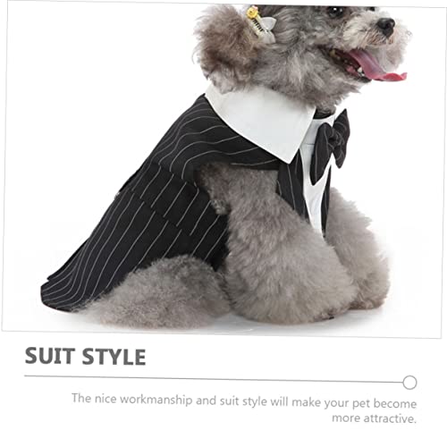 Traje de Esmoquin para Perro BESPORTBLE XL Negro miniatura 6