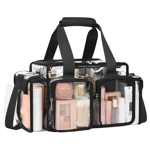 Relavel Clear Makeup Bag Professional Makeup Artist Kit Set Travel
