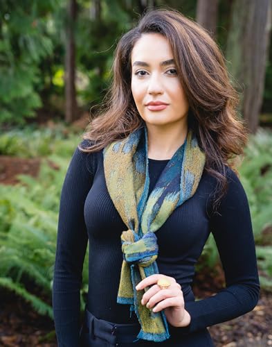 In Style 100% Pure Australian Merino Wool Reversible Scarf, Elegant,Lightweight,Warm,Made in India.4