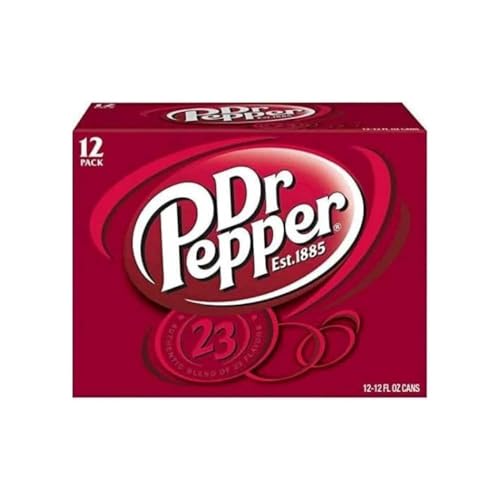 Dr Pepper, Canettes 355 mL, Emballage 12