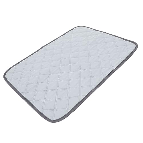 Abaodam Alfombrilla Reutilizable para Hámster Forro Lavable de Jaula para Mascotas Almohadilla Absorbente y Antideslizante para Pequeños Animales Color Gris