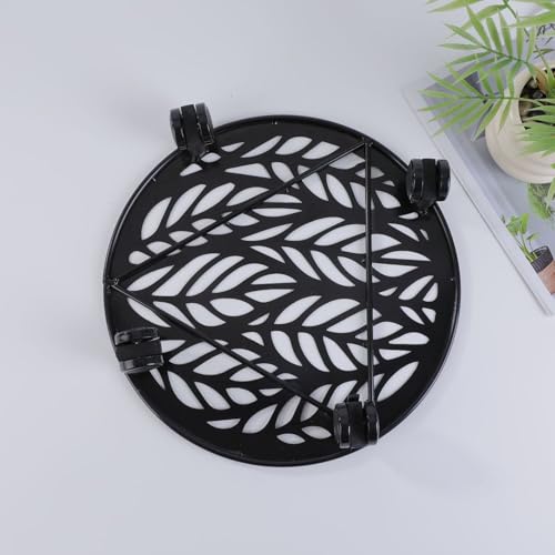 Base roulante pour pot de fleurs chariot de transport plante extérieur - 6