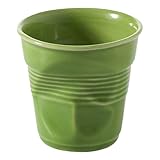 Revol Froisses 640680 Cappuccino Crumple Tumbler, Lime Green