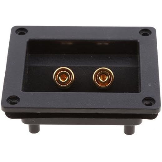 bnf 5xCar Stereo 2 Way Speaker Box Terminal Square Spring C
