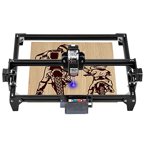 Twotrees TT-2.5W Laser Engraver,Input Power 7500 mW Engraving Machine, 60% Pre-Assembled,DIY Laser Marking,CNC Laser Engraver Kit Laser Engraving Cutting Machine,Working Size:300x400mm(2.5W Laser)