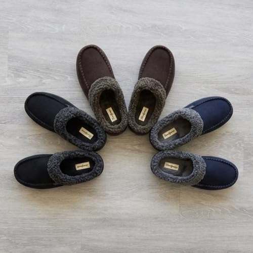 Image of Dearfoams Men's Brendan Indoor /Outdoor Breathable Memory Foam Clog House Shoe with Wide Widths Slipper