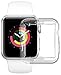 Apple Watch Case 38mm, Ultra-thin Full Coverage TPU iWatch Case, Anti Scratch 0.25mm iWatch Screen Protector for Apple Watch iwatch Nike+ / Edition / Hermès / Series 3 / Series 2