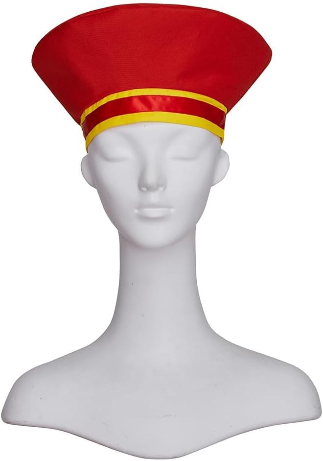 Men's King's Cosplay Costume Outfits King Red Cloak Robe with Hat Halloween Fancy Dress