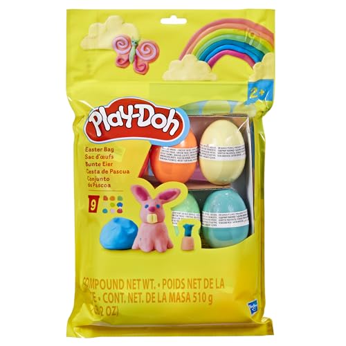 Play-Doh Bunte Eier, 9 Eier (je 56 g) in 9 verschiedenen Farben, als Ostergeschenk, Mitbringsel auf einer Party oder für Kinder ab 3 Jahren – Ansicht 3