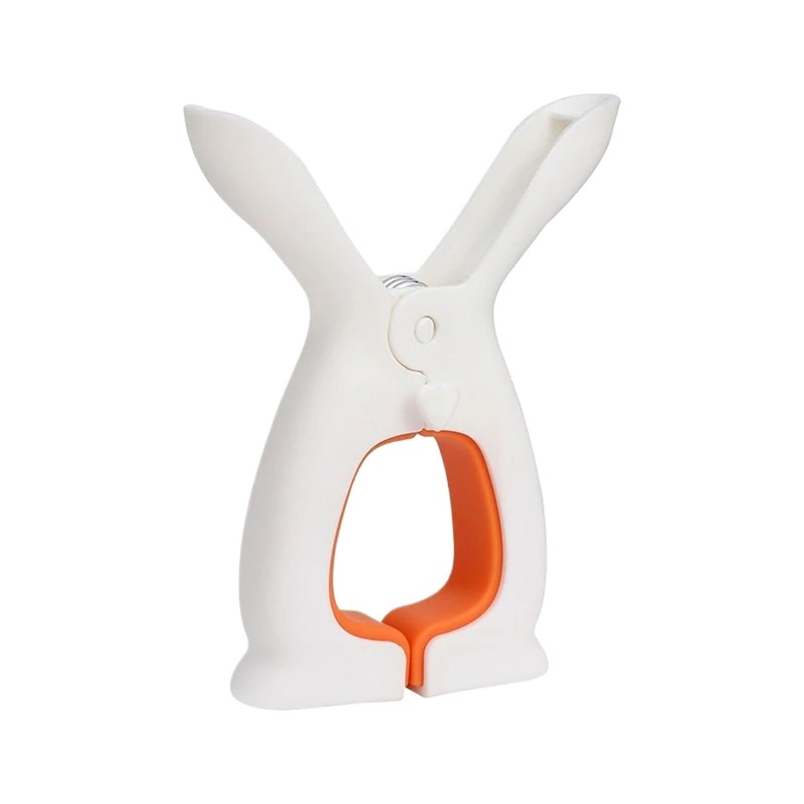 Missffcat 10pcs Rabbit Ear Quilt Clips - Durable Non-Slip Clothespins for Quilting, Sewing, and Crafting(Orange S)