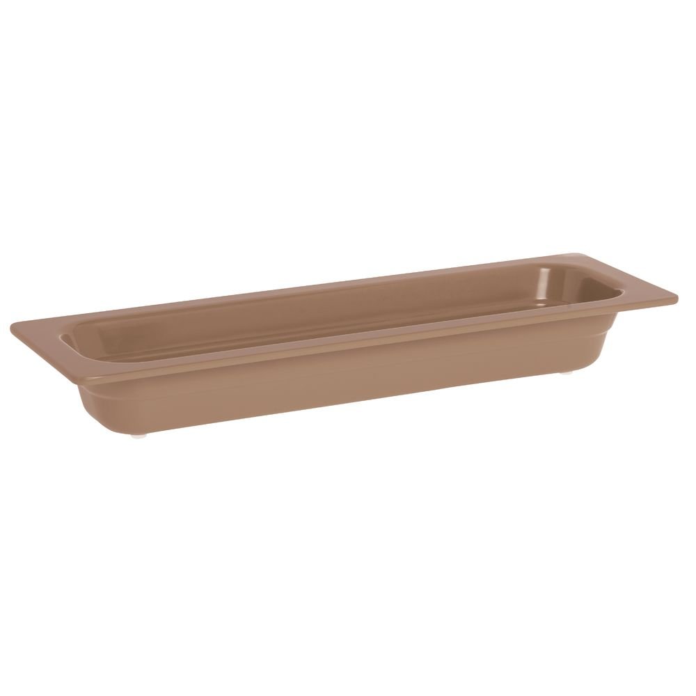 Serving Bowl Display Bowl 1/2 Size Long Terra Cotta Melamine - 21 1/2 L x 6 1/2 W x 2 1/2 H by HUBERT – Melamine, Terra Cotta, Model H0026-TERRACOTT