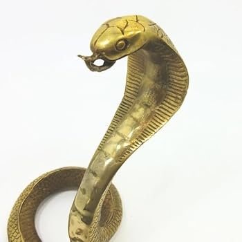Amazon.co.jp: 風水 蛇 置物 へび 巳 金の蛇 特大サイズ 蛇の