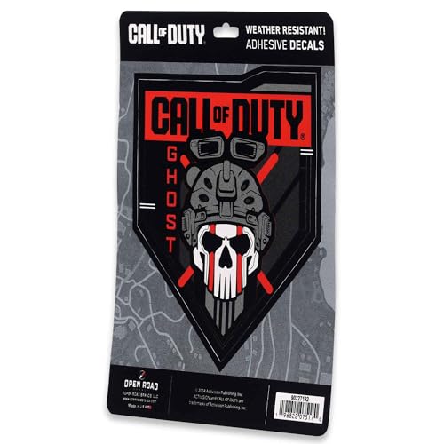 Image of Call of Duty Modern Warfare Ghost Adhesive Vinyl Decal - Call of Duty Sticker for Car, Window or Laptop