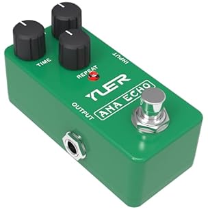 【ANA Echo】ANA Echo can achieve a warm, clean and smooth analog delay effect with pure analog line. 【Signal switch】The comprehensive channel switch effects pedal, can switch one way signal to two different outputs, applicable for the circuit of instru...
