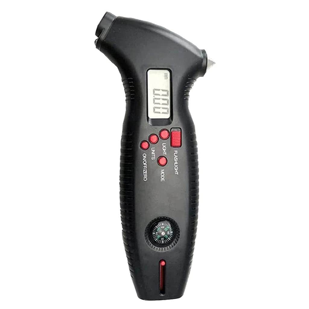 Misuratore di Pressione dei Pneumatici Digitale Strumento diagnostico per Pneumatici 0-200 PSI Retroilluminazione LED Manometro dell'Aria per Auto da Bicicletta