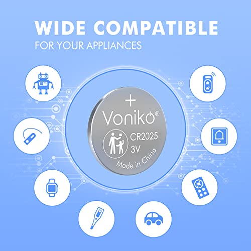 Baterías de Litio Voniko CR2025 3V Pack 5 Unidades miniatura 4
