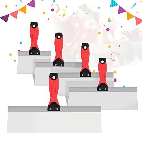 Drywall Taping Knife Stainless Steel Taping Knife, 3 Pcs Taping Knives, 8"/10"/12" Premium Drywall Skimming Blades,Perfect Drywall Tool,Finishing And Patching #TOP6