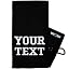 Black Towel - Text Only