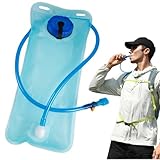 Sacca Idrica 2L, 1 Pezzi Sacca Acqua per Zaino a Prova di Perdite con Tubo Coibentato, Borsa Sacca Acqua, Trekking, Corsa, Campeggio e Arrampicata