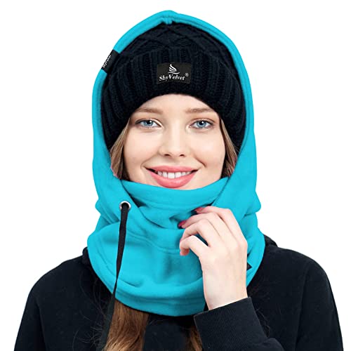 Shy Velvet 8025-LAKE BLUE Cold Weather Fleece Balaclava Ski Mask,Balaclava Wind-Resistant Winter Face Mask thumb #2