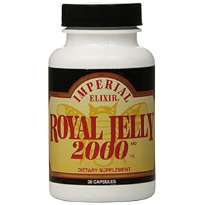Imperial Elixir Royal Jelly, 2000 mg, 30 Capsules
