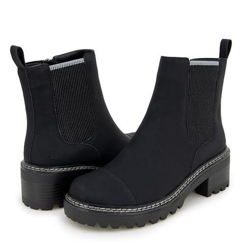 JBU Women's Reed Fashion Comfort Inside Zipper Water Resistant Chelsea Boot4