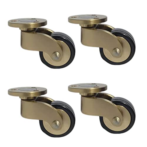 Roulettes pivotantes antiques en laiton pour restaurer l'histoire