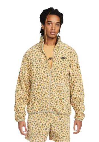 nike animal print fleece jacket