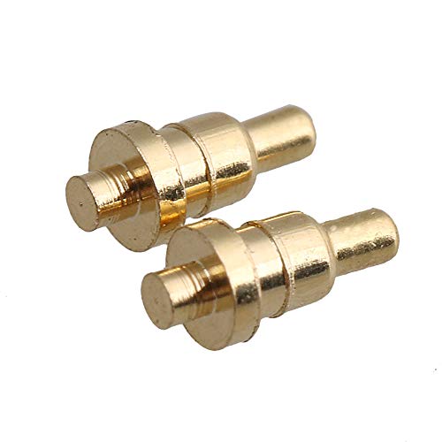 Yibuy 100 Piece Gold Plated PCB Probes Pattern die Part Pin Pogo Pin 1mm Pin Gold-Plated Copper