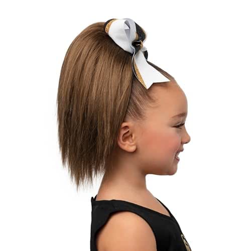 Girly Curls Cheerleader 11" Straight Ponytail Hairpiece for Girls and
