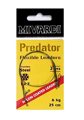 MIVARDI M-WLSS256 Wire Leaders 5.5 lbs 13.1 lbs miniatura 1