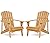 Oversized Outdoor Wooden Adirondack Chair with Pre-Assembled BackRest & SeatBoard, Patio Chair for Garden Lawn Backyard Deck Pool Beach Firepit