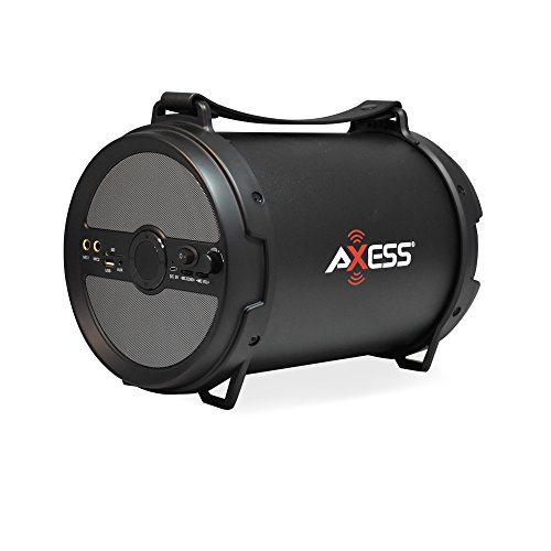 Buy AXESS SPBT1040 Portable Bluetooth 2.1 HiFi Cylinder Loud Speaker