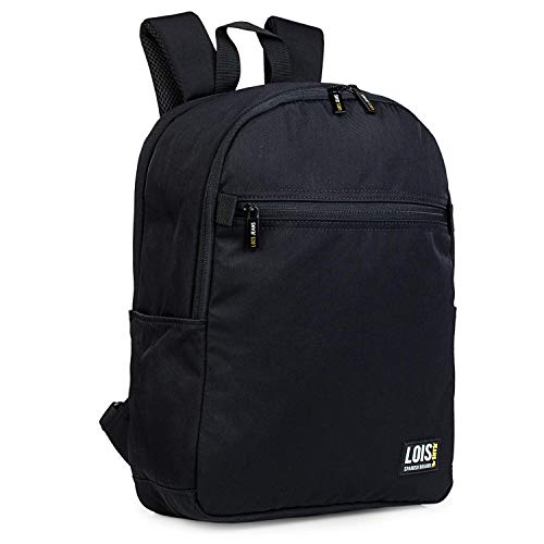 Lois: Mochila de Hombre para portátil Casual pequeño. USB Jack Auriculares. múltiples