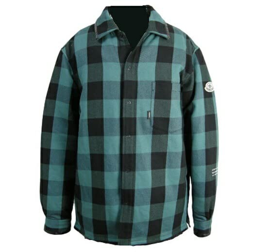 サイズ3□新品□モンクレール x FRAGMENTネルシャツ型ダウンSIMMON