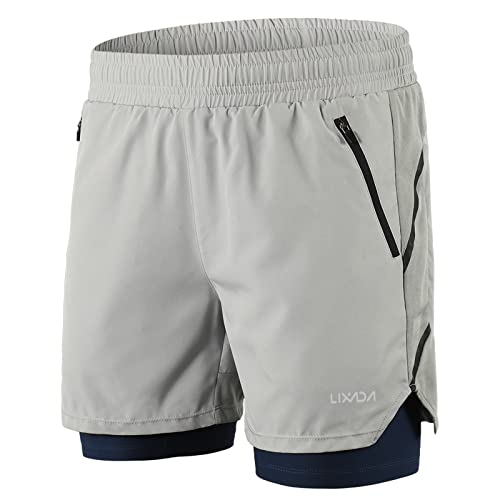 Mens Sport Running Shorts - Eacam Quick Drying Breathable Running Shorts Active Training Exercise Jogging Marathon Cycling Shorts with Pocket