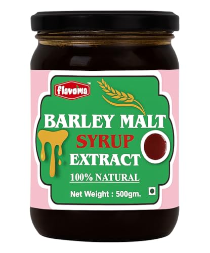 Image of Flavoma Barley Malt Extract Syrup, 500g NON-DIASTATIC (Natural Sweetener | Perfect for Drinks | Desserts and Baking)