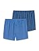 Produktbild Schiesser Herren 2 Pack Boxershorts Baumwolle Web Multipack - Webboxer, royal_180500, 5/ M