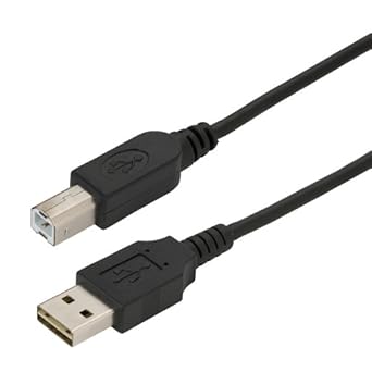 プラネックス PLANEX UFC-AB-2-BK The Flipper USB Cable A (Male) to B (Male) Black 6.6 ft (2 m)